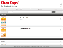 Tablet Screenshot of circucaps.com